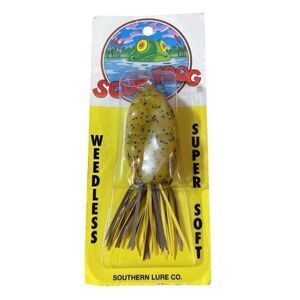 Scum Frog Weedless Super Soft GREEN PUMPKIN 5/16oz NOS